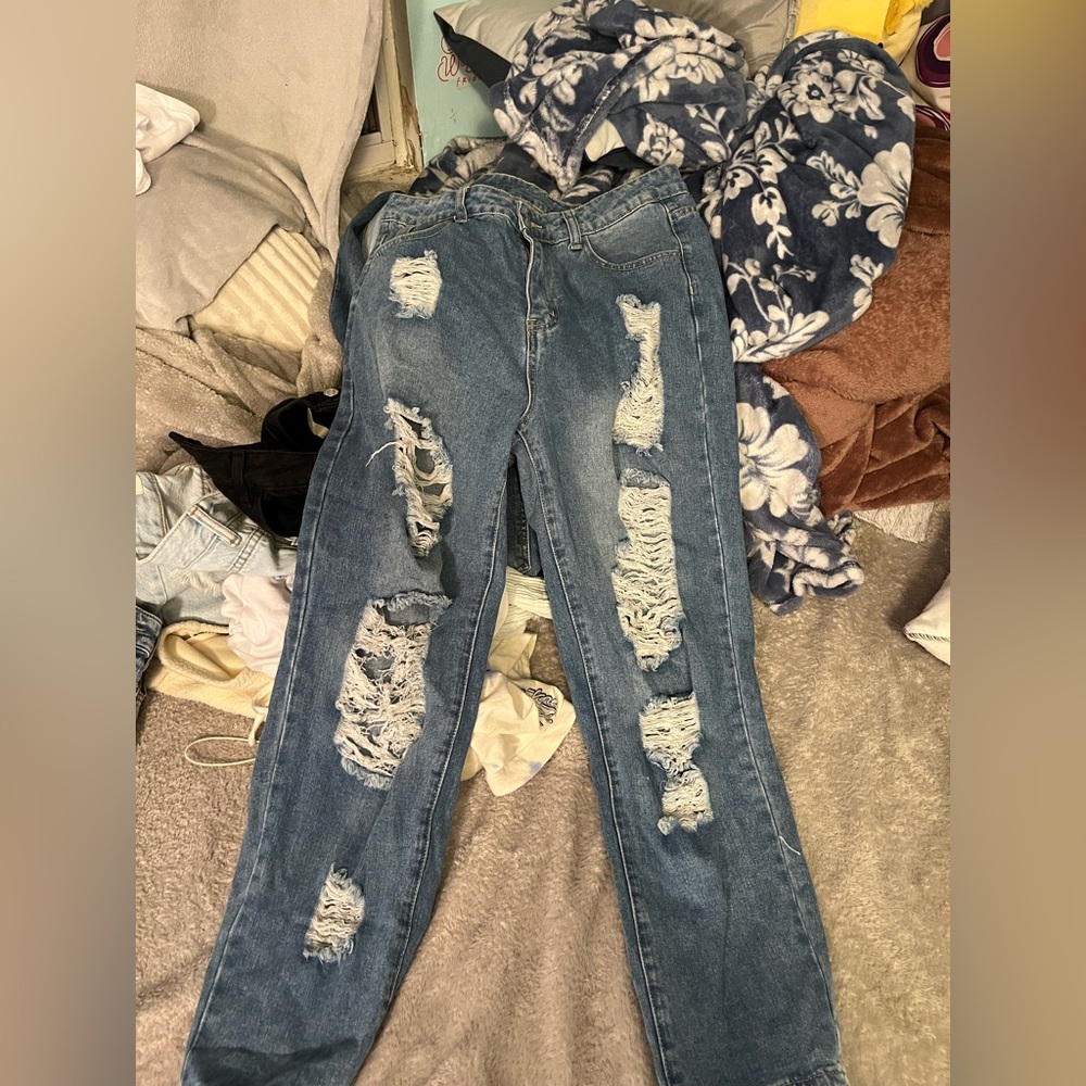 ripped jeans